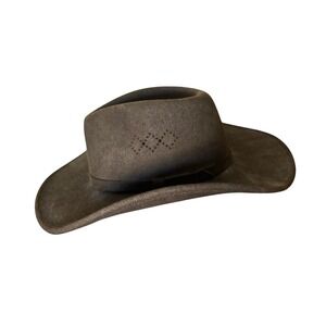 Lite Felt Western Cowboy Hat Small Womens Made USA Rodeo Festival Southwestern